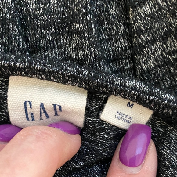 Knit Heathered Black Mini Summer Dress Comfy - Picture 3 of 5